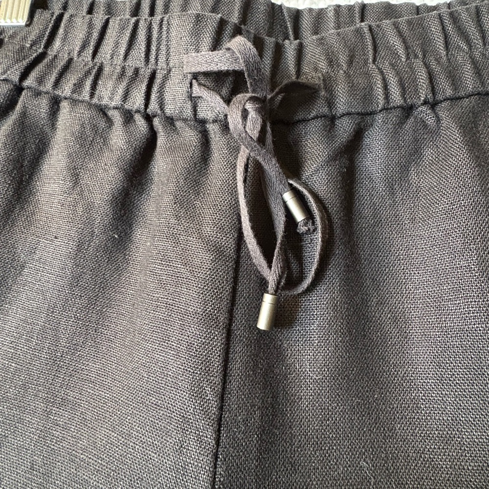 Eileen Fisher Black Pull On Shorts - Picture 7 of 11
